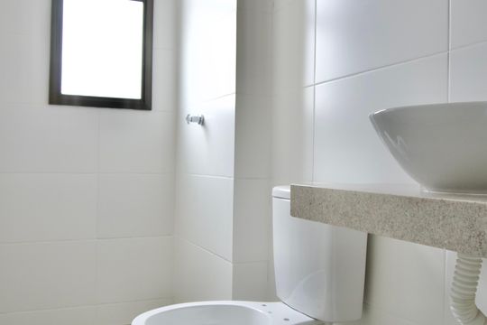 Banheiro Social de apartamento à venda com 3 quartos, 94m² em Anchieta, Belo Horizonte