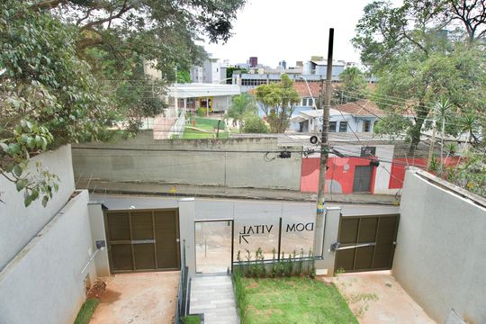 Suíte - (Quarto 3) Vista da Janela de apartamento à venda com 3 quartos, 94m² em Anchieta, Belo Horizonte