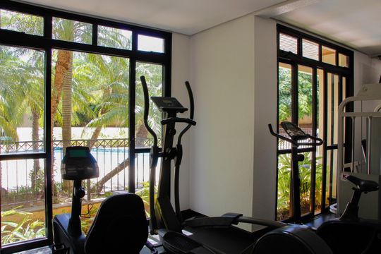ÁREA COMUM - ACADEMIA de apartamento à venda com 3 quartos, 135m² em Vila Brandina, Campinas