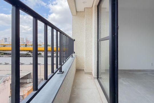 Varanda de kitnet/studio à venda com 1 quarto, 24m² em Ipiranga, São Paulo