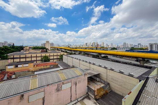 Varanda - Vista de kitnet/studio à venda com 1 quarto, 24m² em Ipiranga, São Paulo