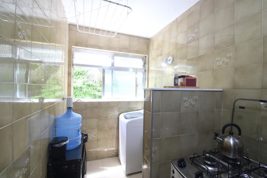 Área de serviço de apartamento para alugar com 2 quartos, 45m² em Taquara, Rio de Janeiro