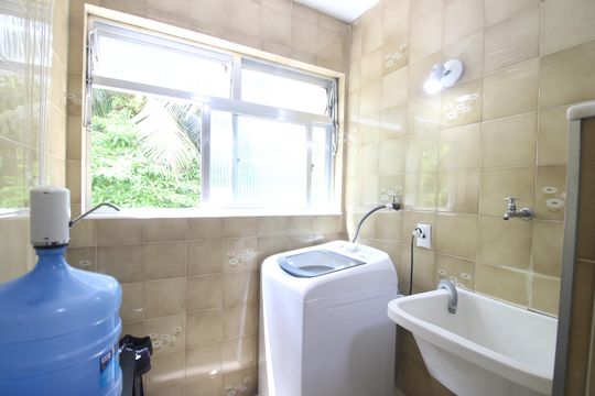 Área de serviço de apartamento para alugar com 2 quartos, 45m² em Taquara, Rio de Janeiro