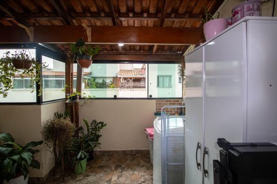 Área de Serviço de apartamento à venda com 2 quartos, 102m² em Parque Esmeralda, São Paulo