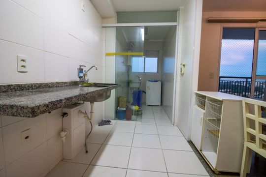 Cozinha de apartamento à venda com 3 quartos, 86m² em Jardim Esmeralda, São Paulo