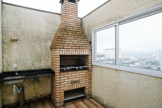 Churrasqueira de apartamento à venda com 1 quarto, 42m² em Vila Santa Filomena, São Bernardo do Campo