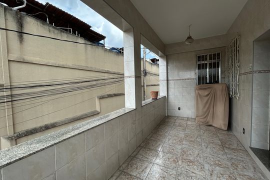 Varanda da sala de casa à venda com 2 quartos, 50m² em Piedade, Rio de Janeiro