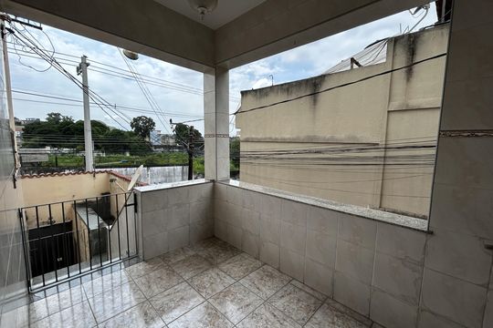 Varanda da sala de casa à venda com 2 quartos, 50m² em Piedade, Rio de Janeiro