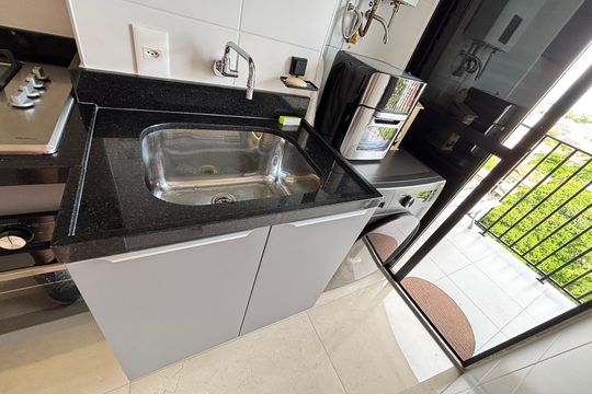 Área de Serviço de apartamento à venda com 2 quartos, 80m² em Recreio dos Bandeirantes, Rio de Janeiro