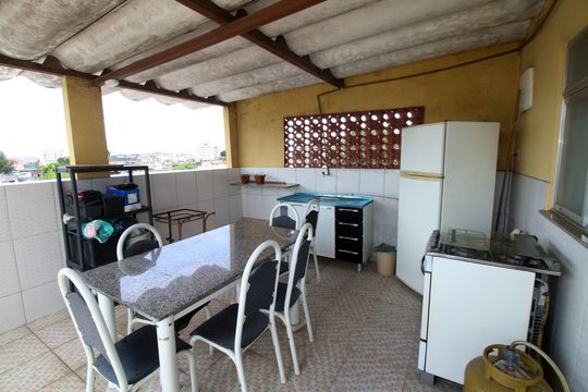 Área gourmet de apartamento à venda com 3 quartos, 90m² em Olaria, Rio de Janeiro