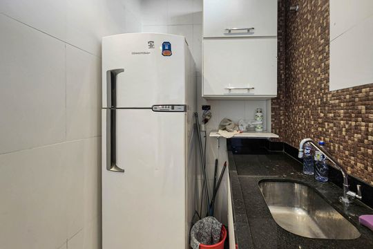 Cozinha e Área de Serviço de apartamento para alugar com 2 quartos, 78m² em Vila Formosa, Jacareí