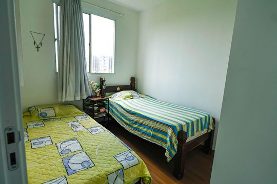 Quarto 1 de apartamento à venda com 2 quartos, 50m² em Buritis, Belo Horizonte