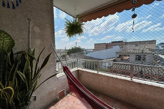 Varanda da Sala de apartamento para alugar com 3 quartos, 90m² em Bento Ribeiro, Rio de Janeiro