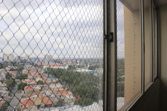 Vista da sala de apartamento à venda com 3 quartos, 86m² em Gopouva, Guarulhos