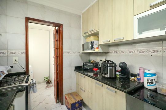 Cozinha de apartamento à venda com 3 quartos, 178m² em Fundação, São Caetano do Sul