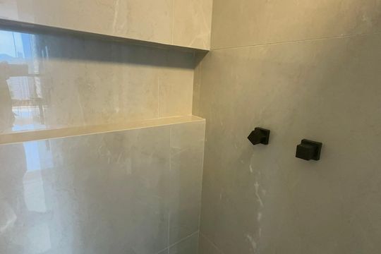 Banheiro do Quarto 2 de apartamento à venda com 3 quartos, 98m² em Recreio dos Bandeirantes, Rio de Janeiro