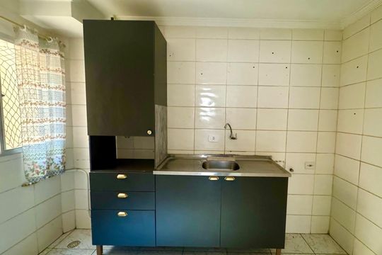 Cozinha de apartamento para alugar com 2 quartos, 55m² em Jardim São Luis, Guarulhos