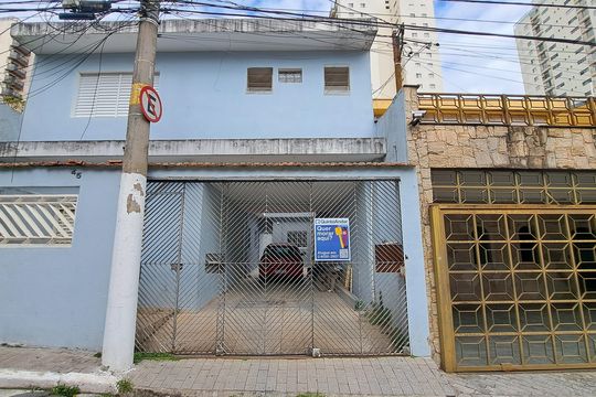 Fachada de casa para alugar com 1 quarto, 40m² em Jardim Analia Franco, São Paulo