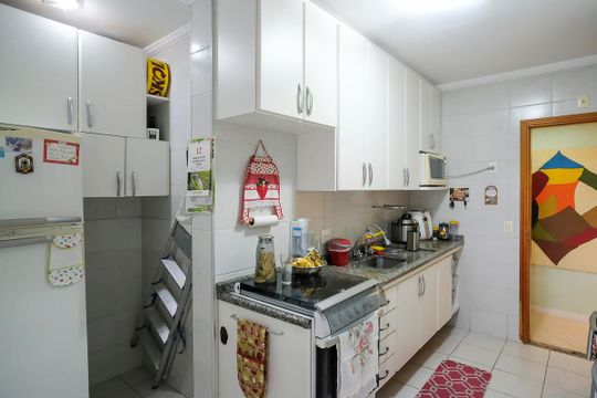 Cozinha de apartamento à venda com 3 quartos, 100m² em Santa Maria, São Caetano do Sul