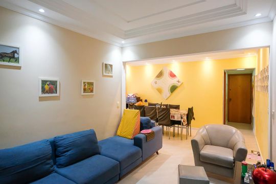 Sala de apartamento à venda com 3 quartos, 100m² em Santa Maria, São Caetano do Sul