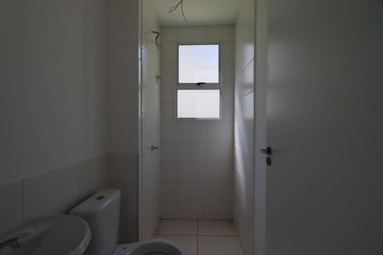Banheiro de apartamento para alugar com 2 quartos, 46m² em Reserva Macaúba, Ribeirão Preto