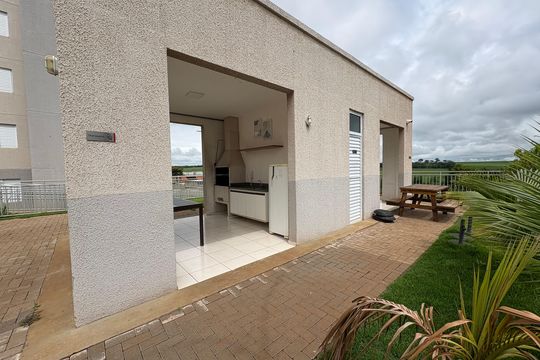 Área comum - Churrasqueira de apartamento para alugar com 2 quartos, 46m² em Reserva Macaúba, Ribeirão Preto