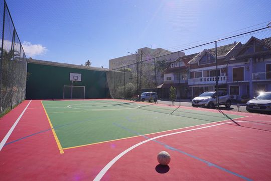Área comum - Playground de casa de condomínio à venda com 3 quartos, 253m² em Cavalhada, Porto Alegre