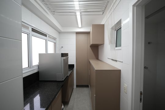 Área de Serviço de apartamento à venda com 3 quartos, 165m² em Jardim, Santo André