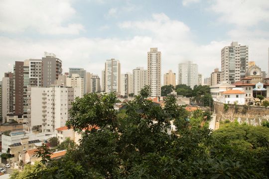 Vista da Varanda da Sala de apartamento à venda com 1 quarto, 62m² em Chácara Inglesa, São Paulo
