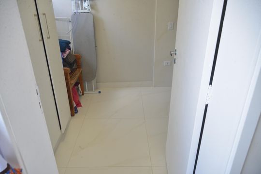 Área de Serviço de apartamento à venda com 3 quartos, 90m² em Vila Gilda, Santo André