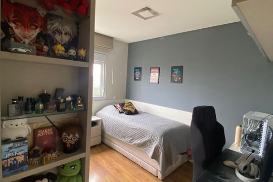 Quarto de apartamento à venda com 3 quartos, 202m² em Alphaville, Santana de Parnaíba