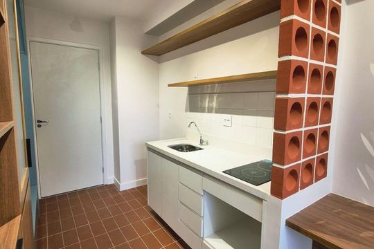 Studio de kitnet/studio para alugar com 1 quarto, 25m² em Jardim das Acacias, São Paulo