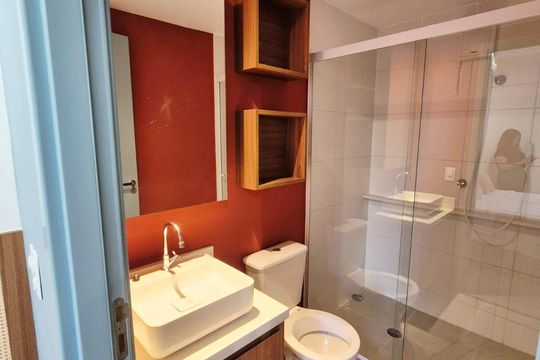 Studio de kitnet/studio para alugar com 1 quarto, 25m² em Jardim das Acacias, São Paulo