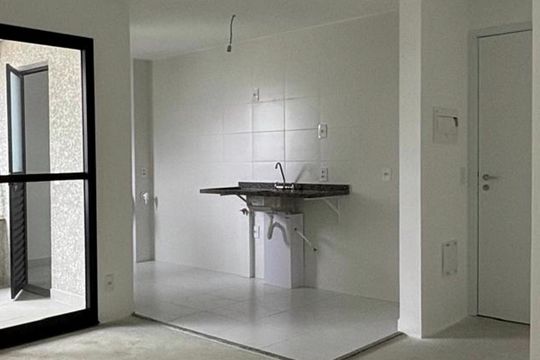 Cozinha  de apartamento à venda com 2 quartos, 60m² em Baeta Neves, São Bernardo do Campo