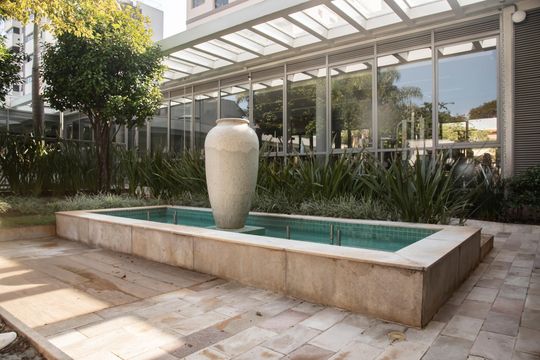 Área comum de apartamento para alugar com 1 quarto, 72m² em Mirandópolis, São Paulo