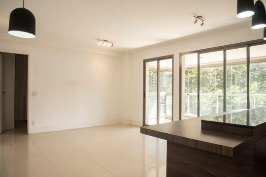 Sala de apartamento para alugar com 1 quarto, 72m² em Mirandópolis, São Paulo