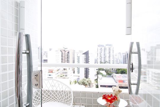 Varanda da Sala de kitnet/studio à venda com 1 quarto, 76m² em Boa Viagem, Belo Horizonte