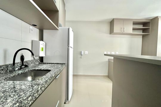 Cozinha de apartamento à venda com 1 quarto, 24m² em Vila da Saúde, São Paulo