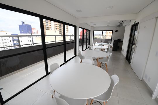 Área comum - Churrasqueira de apartamento para alugar com 1 quarto, 51m² em Centro, Campinas