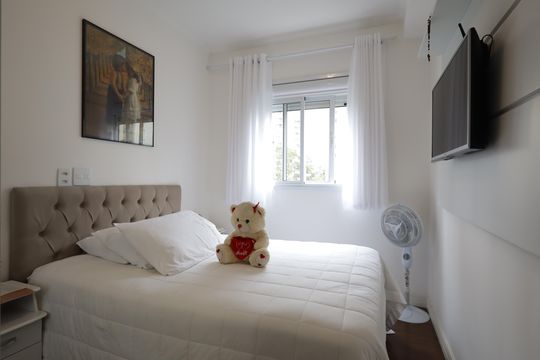 Quarto 1 de apartamento à venda com 2 quartos, 51m² em Vila Morumbi, São Paulo
