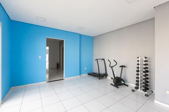 Área comum - Academia de apartamento para alugar com 1 quarto, 65m² em Vila Carmosina, São Paulo