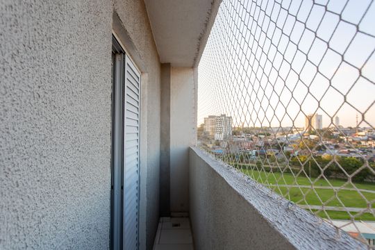 Varanda do Quarto  de apartamento para alugar com 1 quarto, 65m² em Vila Carmosina, São Paulo