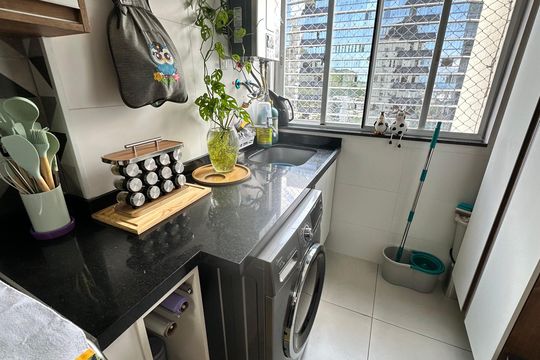 Área de Serviço de apartamento à venda com 3 quartos, 89m² em Recreio dos Bandeirantes, Rio de Janeiro