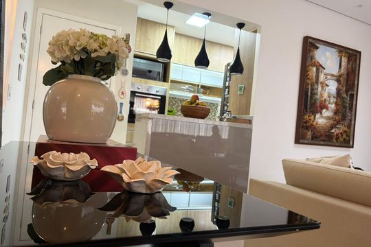 Sala de apartamento para alugar com 3 quartos, 91m² em Jardim Paraiso, São Paulo