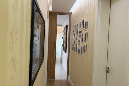 Corredor de apartamento para alugar com 3 quartos, 91m² em Jardim Paraiso, São Paulo