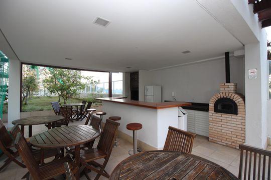 Área comum - Churrasqueira de apartamento para alugar com 2 quartos, 60m² em Águas Claras, Brasília