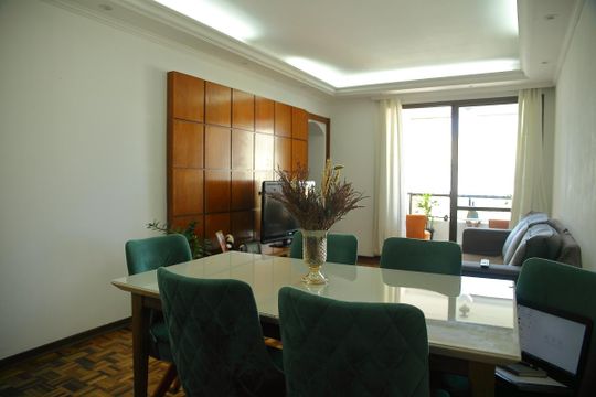 Sala de apartamento à venda com 3 quartos, 98m² em Centro, São Bernardo do Campo