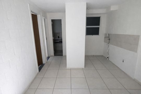 Cozinha de apartamento à venda com 2 quartos, 39m² em Campo Novo, Porto Alegre