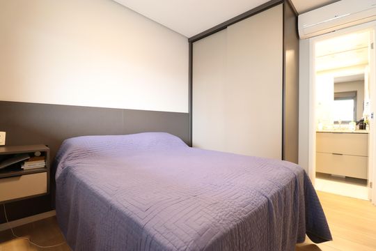 Suíte de apartamento à venda com 2 quartos, 67m² em Barra Funda, São Paulo