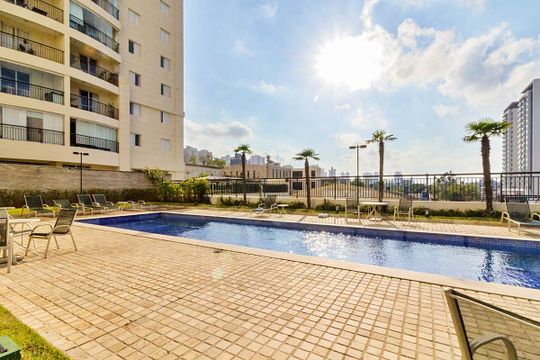 Piscina de apartamento à venda com 3 quartos, 119m² em Jardim, Santo André